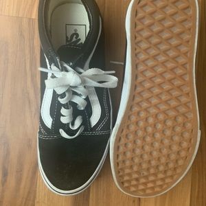 Kids Vans, size 4, worn once.